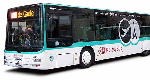Roissybus: autobús directo aeropuerto CDG-París