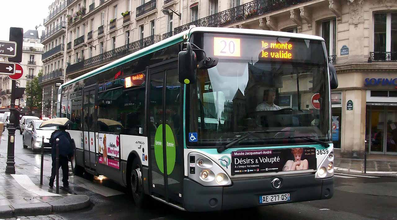 Autobuses en París