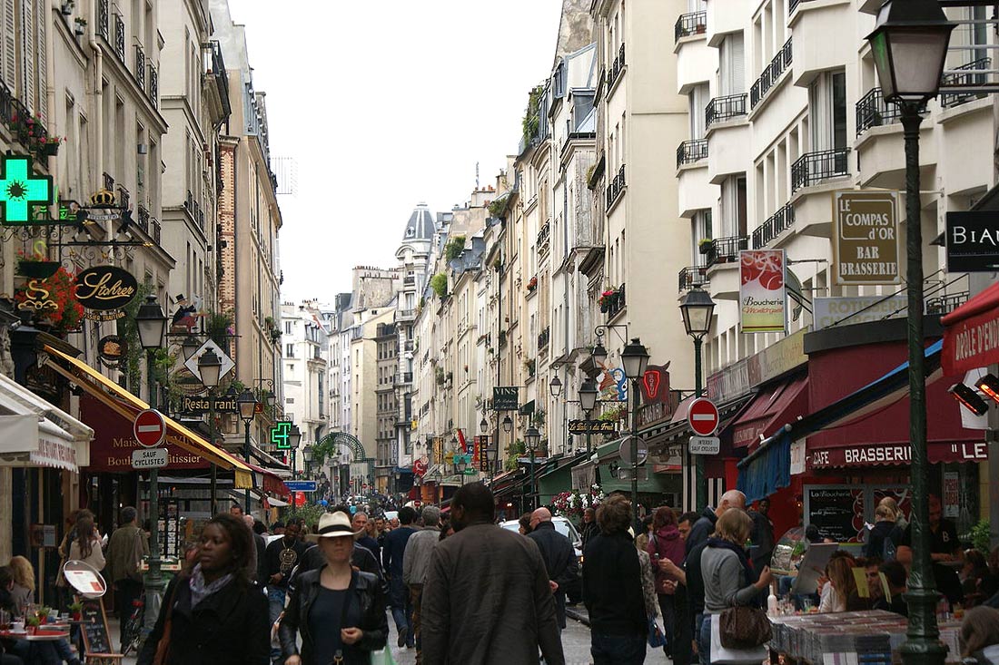 Calles y zonas comerciales de París