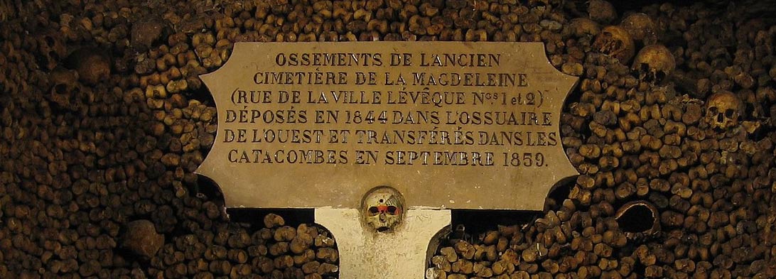 Catacumbas de París - Inscripción