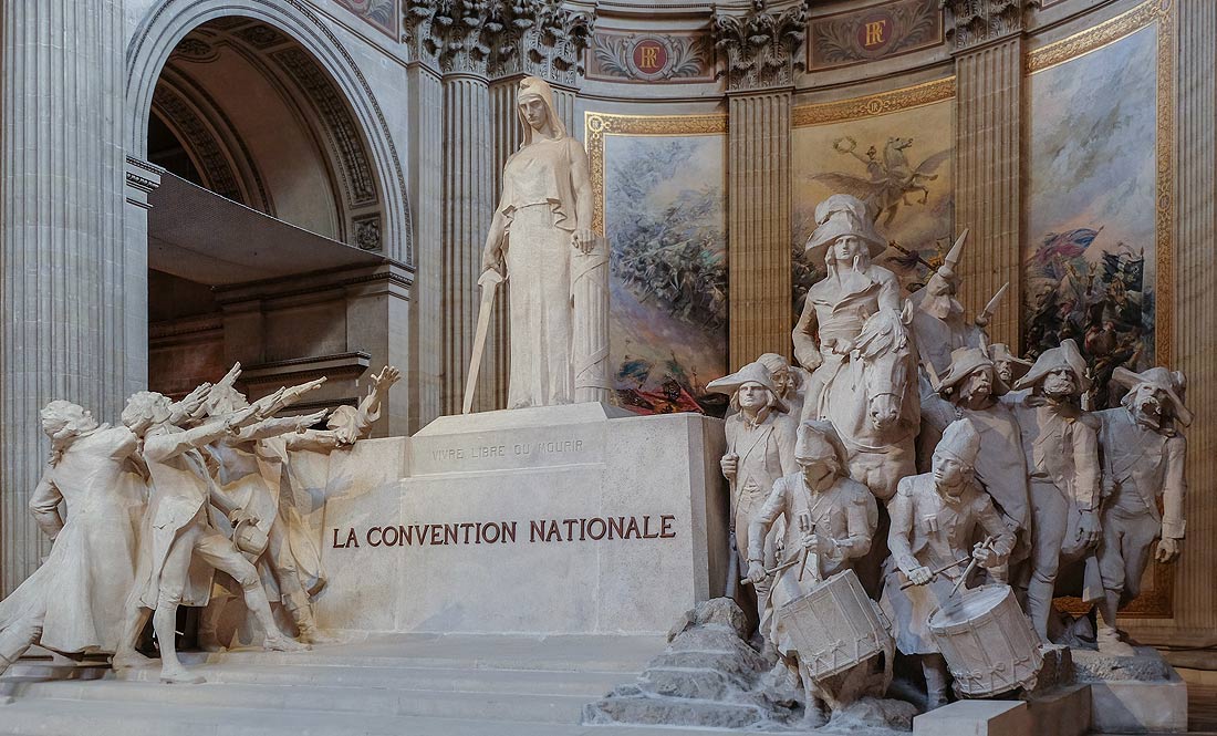 Esculturas del Panteón. La Convención Nacional