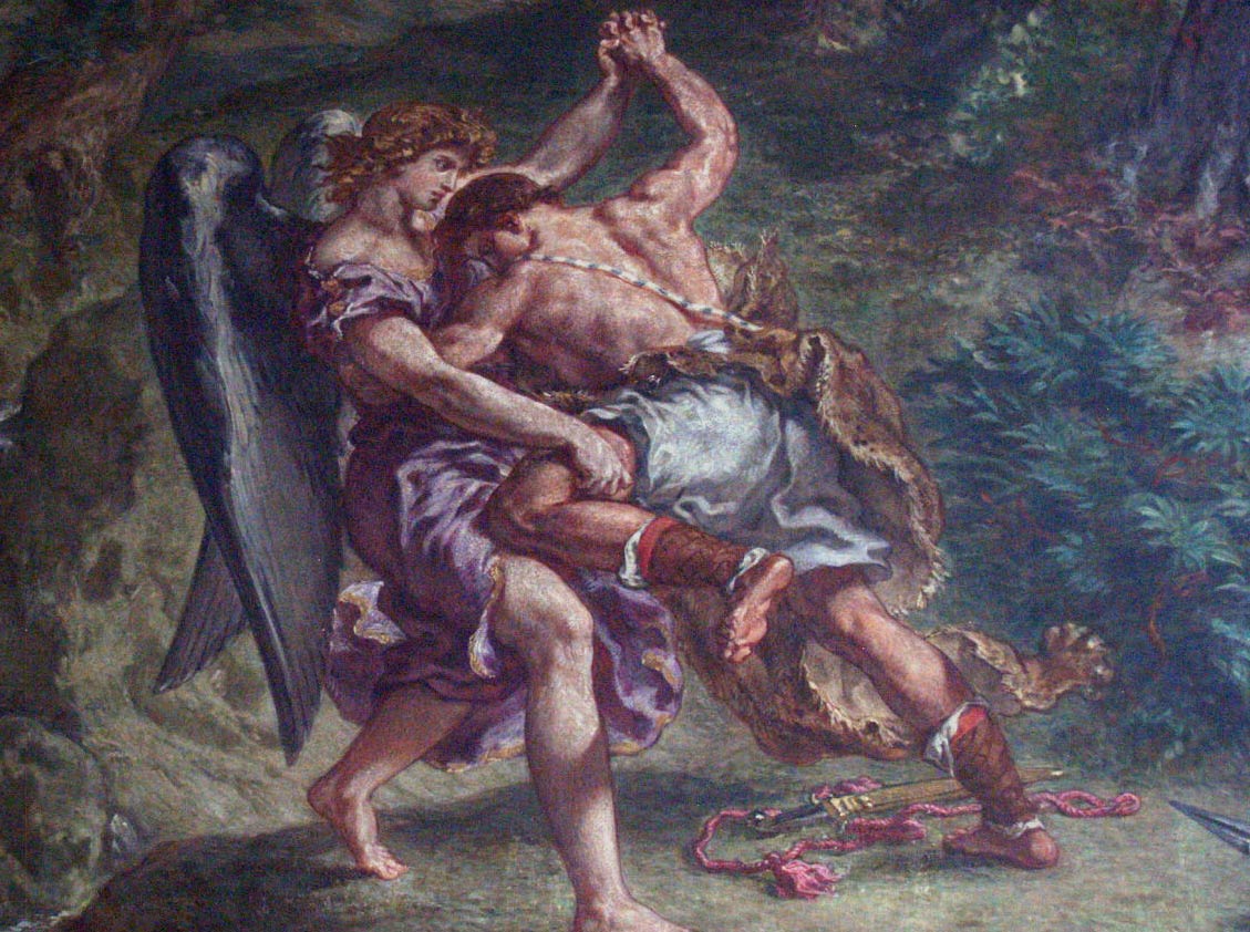 Fresco de Delacroix en Saint Sulpice