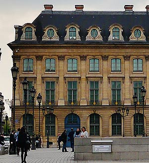 Fachadas en la Plaza Vendôme