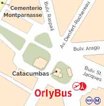 Parada del Orlybus en París