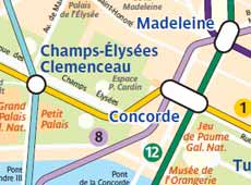 Mapa del Metro de París