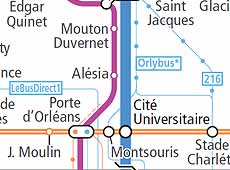 Plano del Transporte de París