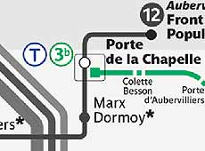 Plano Tranvías de París