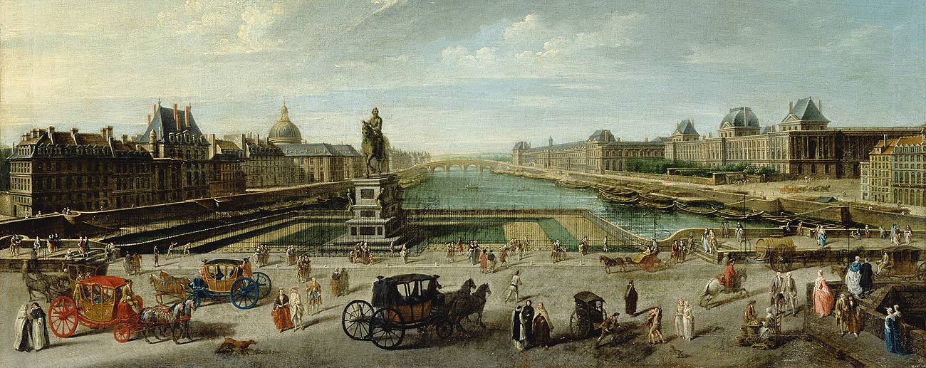 Pont Neuf en el siglo XVIII