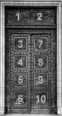Puertas de bronce de La Madeleine