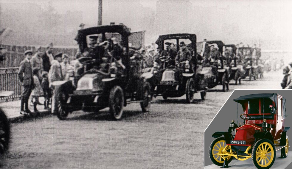 Taxis del Marne. Primera Guerra Mundial