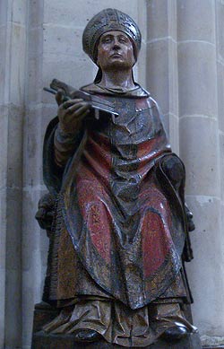 Talla de San Germán de Auxerre